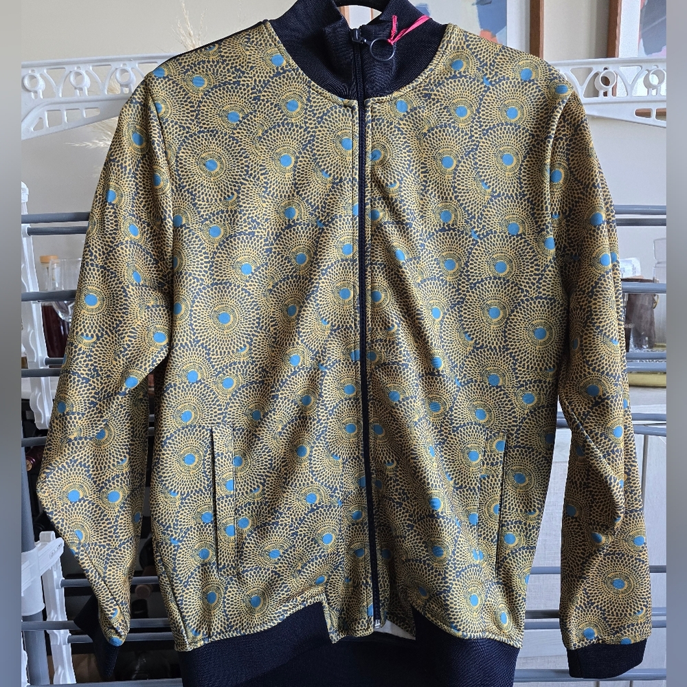 Zara Lightweight Jacket - Peacock Design - Size S - NEW w/ Tag